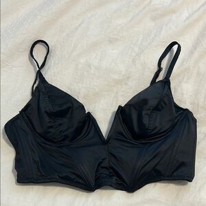 Garage Nue Black Corset V neck